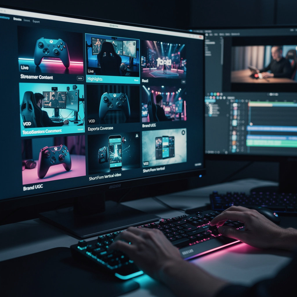 Hastastic gaming content portfolio - professional video production for streamers and esports